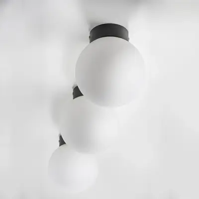 812017 Люстра GLOBO 1х40W E14 matt black/white Lightstar