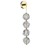 5085/17WL L-VISION ODL25 555 золото/прозрачный/металл/акрил Бра LED 17W 4000K 800Лм JEMSTONE