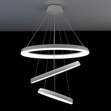 Citilux Юпитер Смарт CL730A150S Умная подвесная люстра Белая