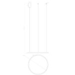 Подвесная люстра Arte Lamp SMOOTH A2223SP-1BK, 1хLED