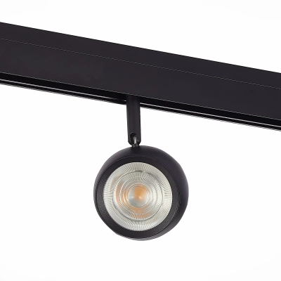 ST355.446.10 Магнитный трековый светильник Черный LED 1*10W 4000K 470Lm Ra>80 36° IP20 L120xW50xH176 48V