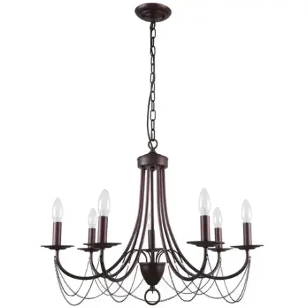 Подвесная люстра Plini 2590-7P, 7*E14*40W. ТМ F-Promo