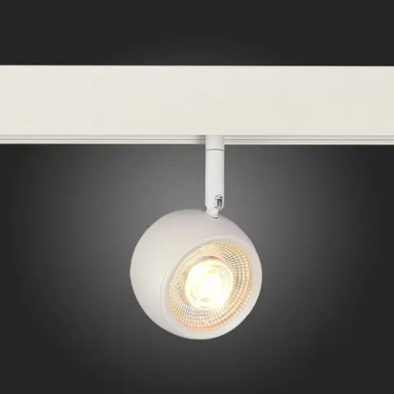 ST355.536.10 Магнитный трековый светильник Белый LED 1*10W 3000K 470Lm Ra>80 36° IP20 L120xW50xH176 48V