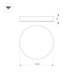 Светильник SP-FLOWER-R280-15W Day4000-MIX (BK, 110 deg, 230V, MOTION) (Arlight, IP54 Пластик, 3 года)