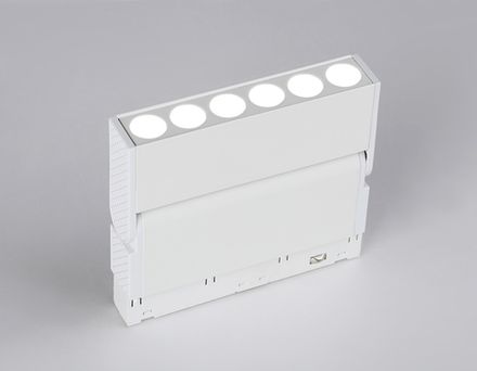 Светильник светодиодный поворотный для шинопровода Magnetic GL4038 WH белый IP20 6W 4200K 48V 24° 115*22*105