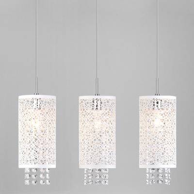 Подвесной светильник с хрусталем 1181/3 хром