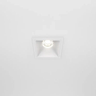 Встраиваемый светильник Альфа / Alfa LED 10 Вт 4000 К 36°, DL043-01-10W4K-SQ-W. TM Maytoni
