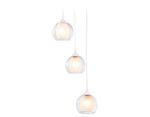 Подвесной светильник TR3540/3 WH/CL/FR белый/прозрачный/белый матовый E27*3 max 40W D281*800