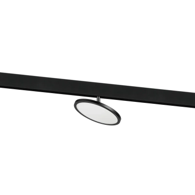 209737 Светильник поворотный 48V д/трека UNO LED 12W 1000LM 180G ЧЕРНЫЙ МАТОВЫЙ 3000K