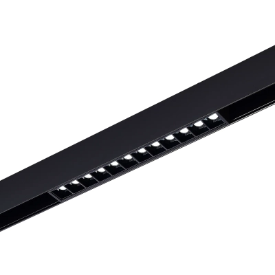 ST371.406.12 Магнитный трековый светильник SMART Черный LED 1*12W 2700K-6500K 1 080Lm Ra90 36° IP20 L270xW22xH25 48V