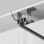 Шинопровод для монтажа Exility в натяжной ПВХ потолок, 2м, черный, TRX034-SCH-422B. TM Maytoni
