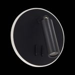 SL1586.413.01 Светильник настенный Черный LED 1*8W 3000K 624Lm Ra>80 24° IP20 L-xW155xH155 170-240V
