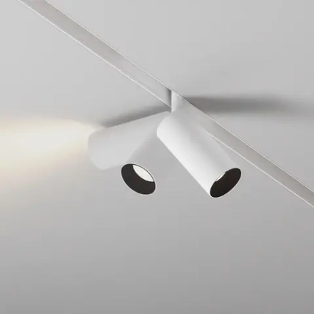 Трековый светильник Фокус / Focus Led Exility 3000K 5Вт 24°, TR032-2-5W3K-S-W. TM Maytoni
