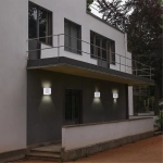 358002 STREET NT19 388 белый Ландшафтный светильник IP54 LED 3000К 2*3W 85-265V KAIMAS