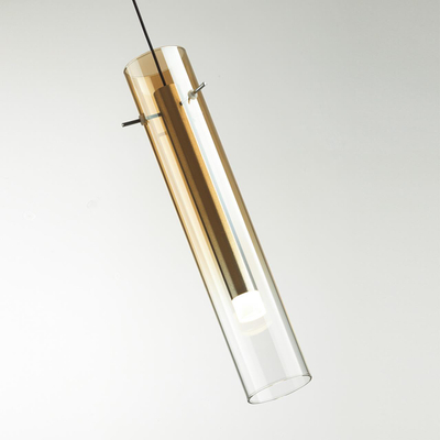 5062/5LB PENDANT ODL24 453 золотой/янтарный/металл/стекло Подвес LED 5W 3000K SHINY