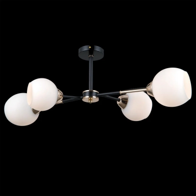 IL0715-4CSQ-24 BK GD LIBRA светильник потолочный ILLUMICO, E27х4