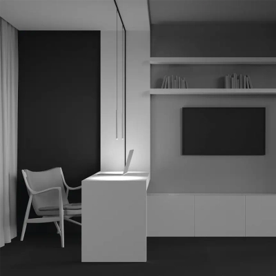 Трековый светильник Скольжение / Skim Levity 4000К 3Вт 36°, TR191-1-3W4K-M-BW. TM Maytoni