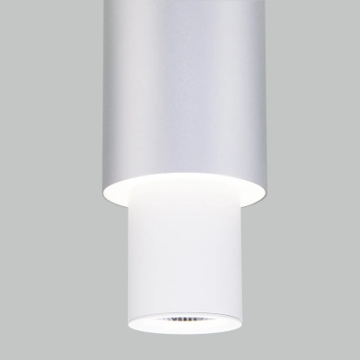 Подвесной светодиодный светильник 50204/1 LED белый/матовое серебро, LED