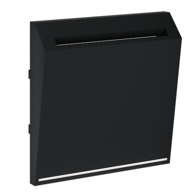 VLS002608 Накладка для выключателя карточного, S70 (черный матовый). (ТМ Maytoni)