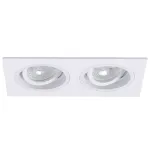 Точечный встраиваемый светильник ARTE LAMP TARF A2178PL-2WH, 2хGU10