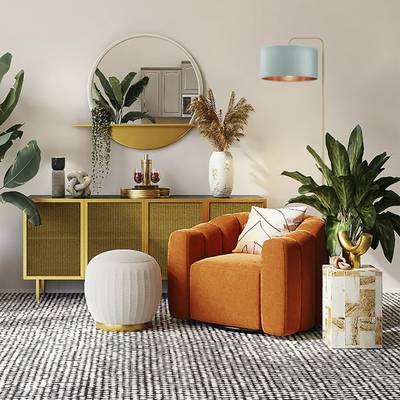 8074/1F NEOCLASSI LN25 366 золото/зеленый, металл/камень/текстиль Торшер E27 1*60W 220V AVIOLA