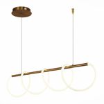 SL6102.303.45 Светильник подвесной ST-Luce Латунь/Белый LED 1*45W 4000K