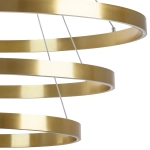 748223 Люстра SATURNO LED 132W 11000LM 70G ЗОЛОТО 3000-6000K