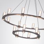 7143/110L HIGHTECH ODL26 Подвесной светильник  черный gun powder/акрилл/металл IP20 LED 93W 5960Лм 3000K 220V DEFANCE