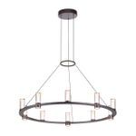 7143/70L HIGHTECH ODL26 513 светильник темный никель/акрилл/металл IP20 LED 60W 3830Лм 3000K 180° 220V DEFANCE