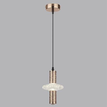 8009/6L LEDIO LN25 золото/прозрачный металл/акрилл Подвес LED 6W 220V 4000K CRISTIE