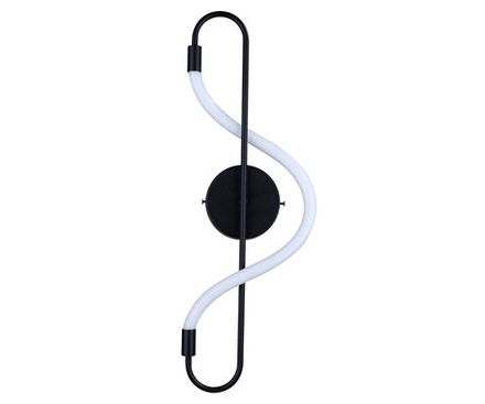 08040-L,19 Настенный светильник Далия черный w23*9 h59 Led 15W (4000K)