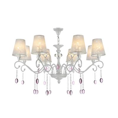 Люстра Adelaide FR2306-PL-08-W, E14х8. TM Maytoni