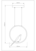 Подвесной светильник Divinare SUMMER 1188/06 SP-6, 1хLED