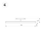 Светильник MAG-ORIENT-TUBE-TURN-L900-30W Warm3000 (WH, 180 deg, 48V) (Arlight, IP20 Металл, 5 лет)
