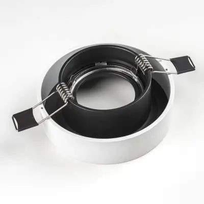 L01002720 Светильник LEVIGO MR16/HP16 ЧЕРНЫЙ/БЕЛЫЙ МАТОВЫЙ (010027+510020)