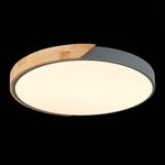 SLE200972-01 Светильник потолочный Серый, Светлое дерево/Белый LED 1*45W 3000K/4000K/6000K