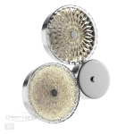 5416/14WL L-VISION ODL_EX23 145 хром/св.коричневый/св.серый металл/стекло Бра LED 14W 4000K CARAMELLA