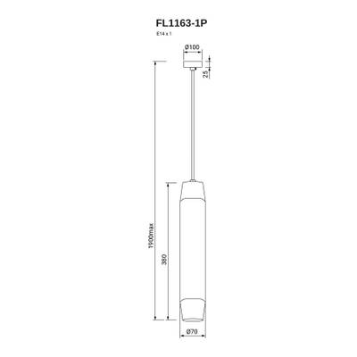 Подвесной светильник Meditatio FL1163-1P, E14х1