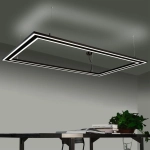 358446 OVER NT20 346 черный Подвесной светильник IP20 LED 40W вниз + 20W вверх 100-277V ITER