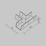 Коннектор T-образный для профиля Elasity IP O-TR001-TC-W. TM Maytoni