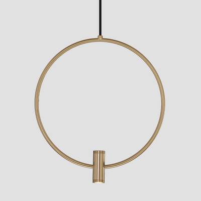 Подвесной светильник 50257/3 LED черный/ латунь