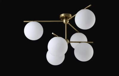 Люстра Crystal Lux FELIZ SP-PL6 BRONZE/WHITE 0611/306