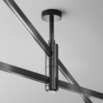 Крепление потолочное Short двойное 78мм Flarity черный, TRA156C-D1-B. TM Maytoni
