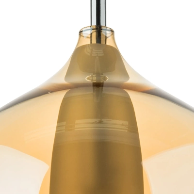 803543 Бра PENTOLA 1х25W G9 ХРОМ/ЯНТАРЬ Lightstar