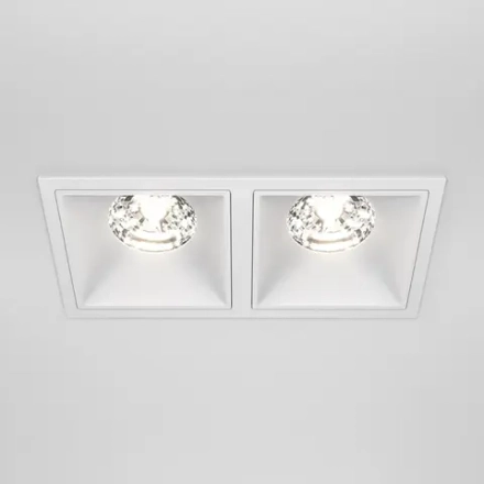 Встраиваемый светильник Alfa LED 4000K 2x15Вт 36°, DL043-02-15W4K-SQ-W. TM Maytoni
