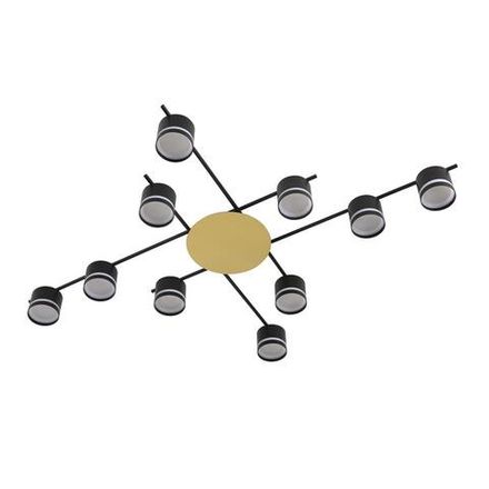 8304/10C COMFI золотой/черный, металл/акрил Светильник потолочный GX53 LED 10*7W 220V BENUA