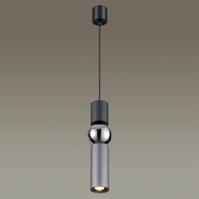 4070/5L L-VISION ODL19 475 серый/хром Подвес GU10 1*5W SAKRA
