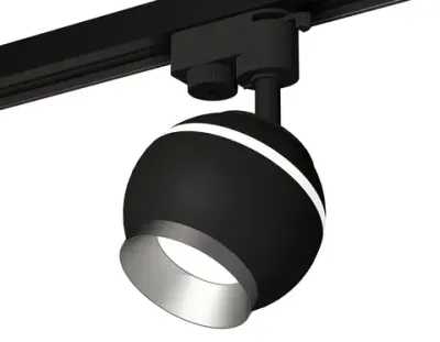 Комплект трекового светильника XT1102004 SBK/MCH черный песок/хром матовый GU5.3 LED 3W 4200K (A2521, C1102, N7033)