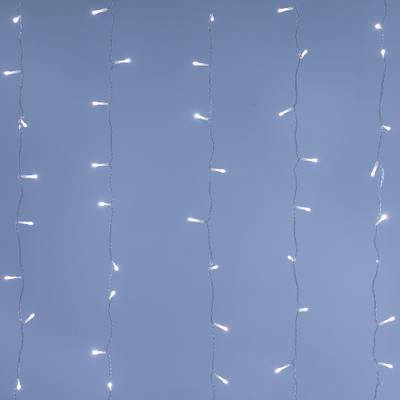 Светодиодная гирлянда ARD-CURTAIN-HOME-1500x1500-CLEAR-144LED White (230V, 6W) (Ardecoled, IP20)