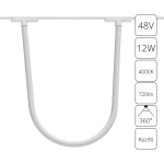 Магнитный трековый светильник Arte Lamp RAPID A6167PL-1WH, 1хLED